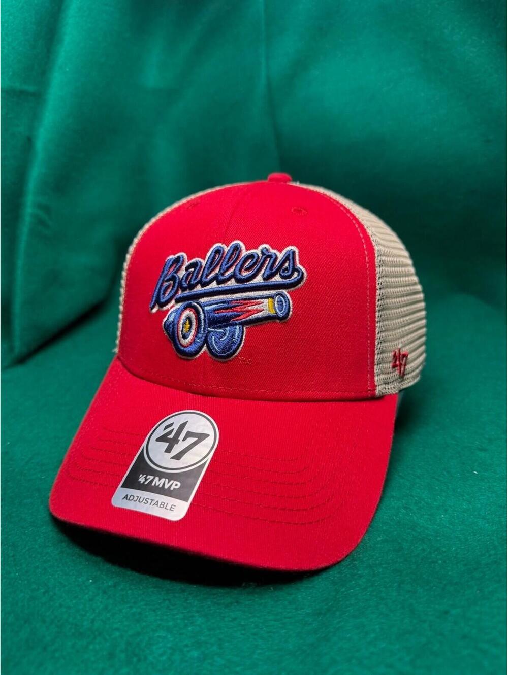 Kannapolis Cannon Ballers '47 Brand Trucker Mesh Adjustable Snapback